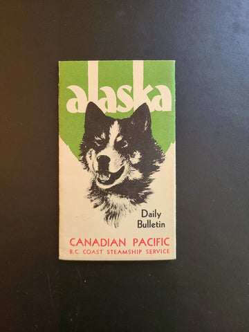 Canadian Pacific Line Alaska Travel Guide w/map