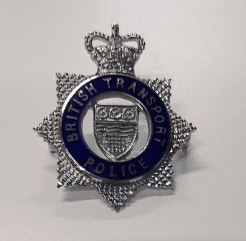 Small British Transport Police Hat Badge