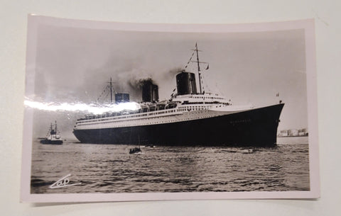 French Line S.S. Normandie Post Card