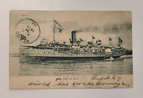 City Of Erie Post Card