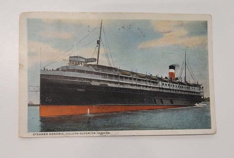 Canadian Steam Ship Lines S.S. Noronic Post Card