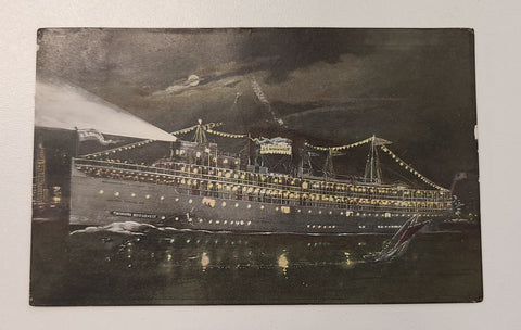 Roosevelt Steamship Company's S.S. Theodore Roosevelt Post Card