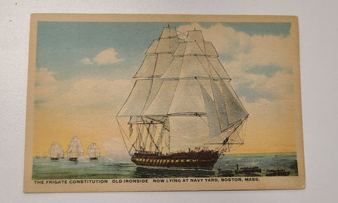 The Frigate Constitution Postcard