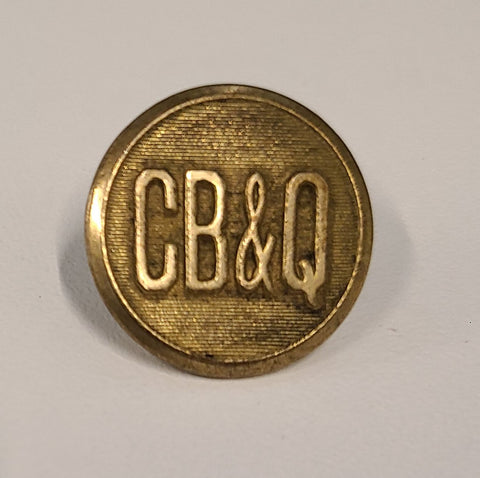 Chicago Burlington & Quincy "CB&Q" Railroad Large Uniform Button