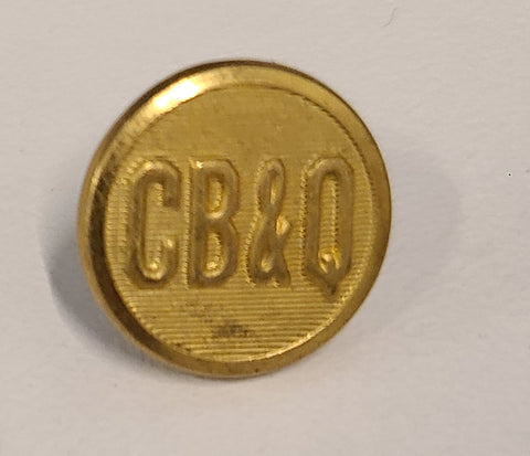 Chicago Burlington & Quincy "CB&Q" Railroad Small Uniform Button