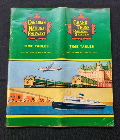 Canadian National Railways Timetable (1956 & 1957)