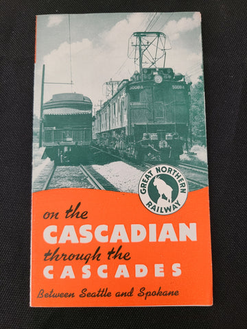 Great Northern Railway "Daylight Cascadian" Brochure/Timetable (1947)