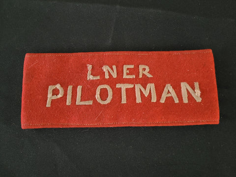 London North Eastern Railway "Pilotman" WWII Era Wool Armband