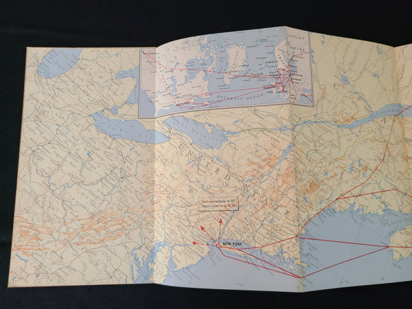 SAS "Wherever You Go, Go by SAS" Route Map