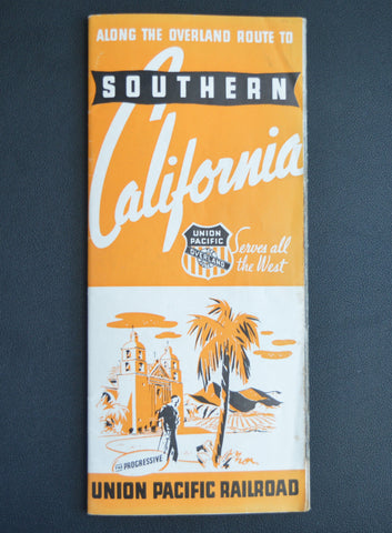 Union Pacific Railroad "Southern California" Brochure (Oct, 1937)
