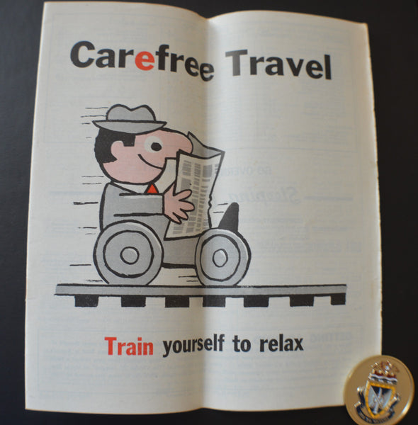 New Haven Railroad "Train Yourself to Relax" Timetable (12 May 1968)
