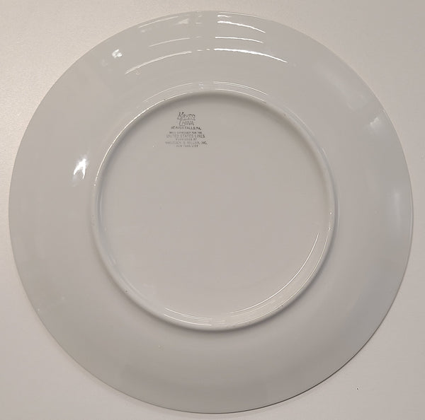 United States Lines Presentation Plate