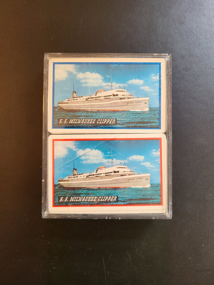 S.S. Milwaukee Clipper Bridge Set Playing Cards