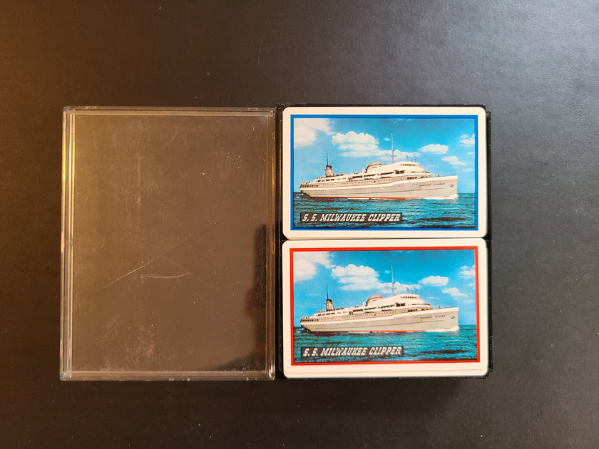 S.S. Milwaukee Clipper Bridge Set Playing Cards