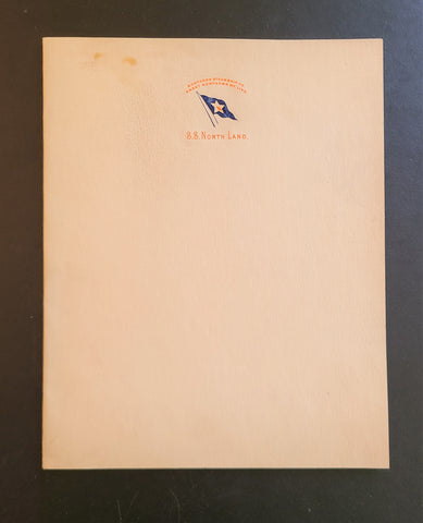 Northern Steamship S.S. North Land Writing Pad