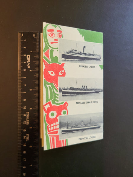 Canadian Pacific Line Alaska Travel Guide w/map