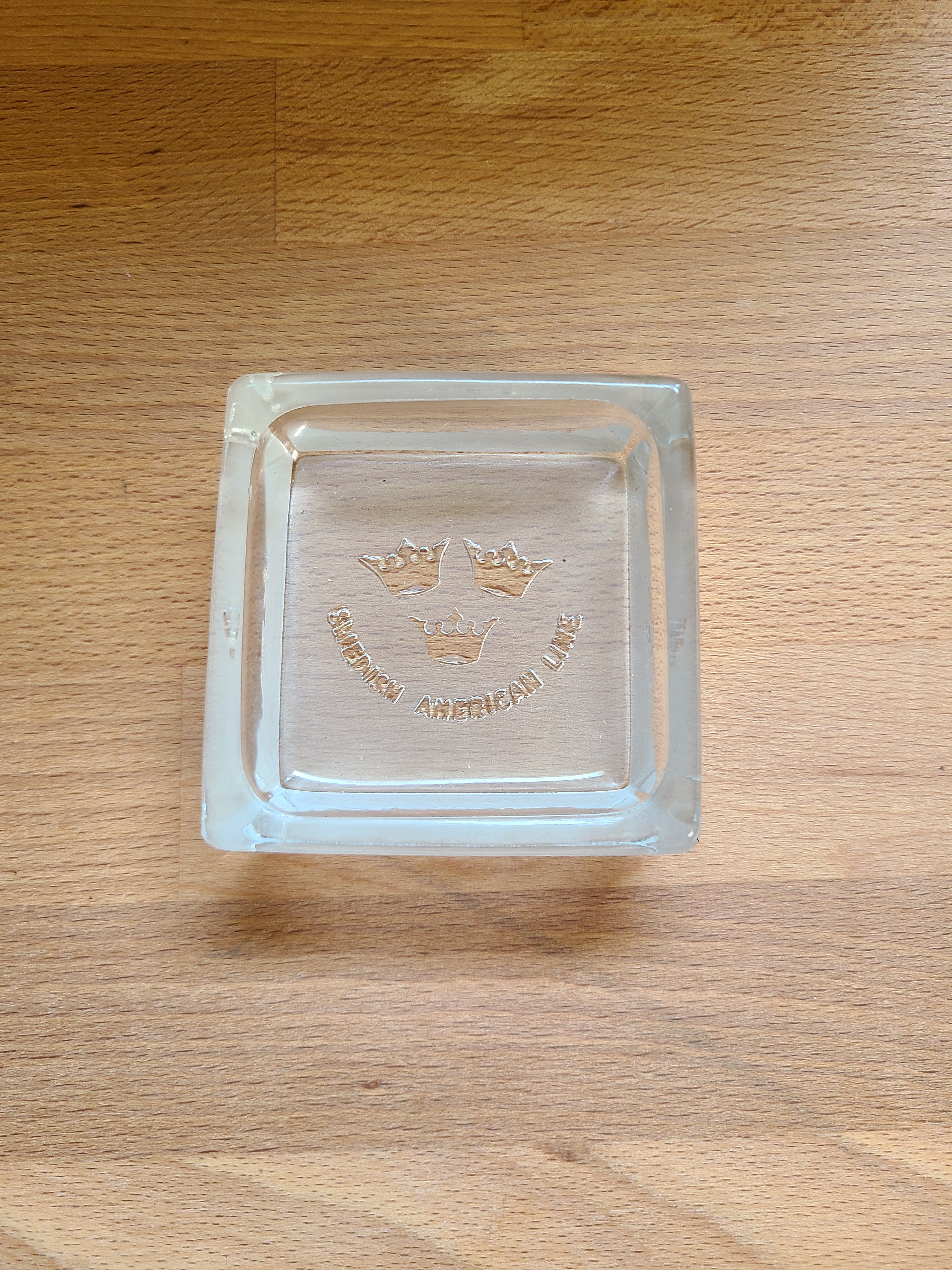 Swedish American Line Small Ashtray