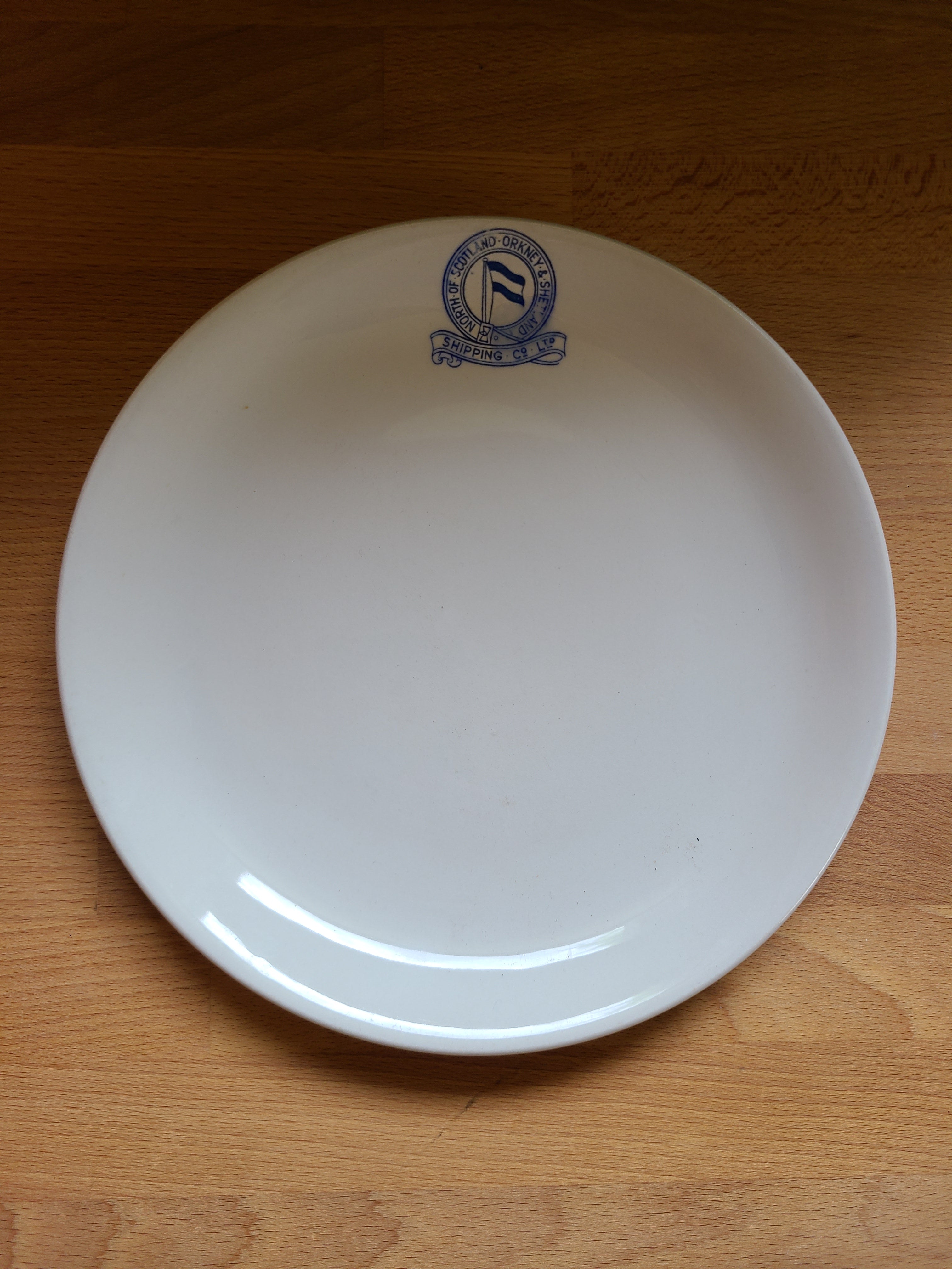North Of Scotland Orkney & Shetland Shipping Co Ltd Dinner Plate