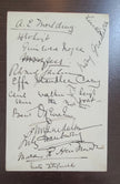 Union Castle Line South African Royal Mail Service Menu