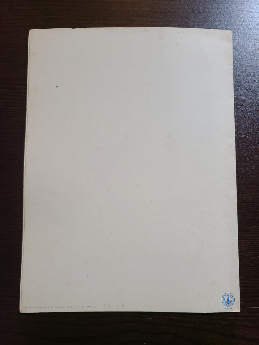 Union Castle Line R.M.S. Pendennis Castle Dinner Menu