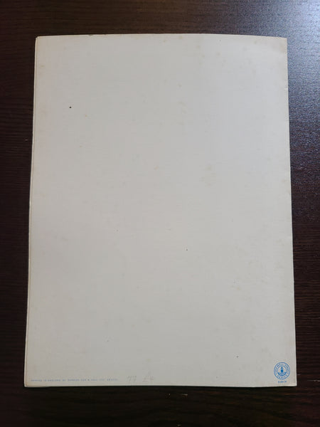 Union Castle Line R.M.S. Pendennis Castle Dinner Menu