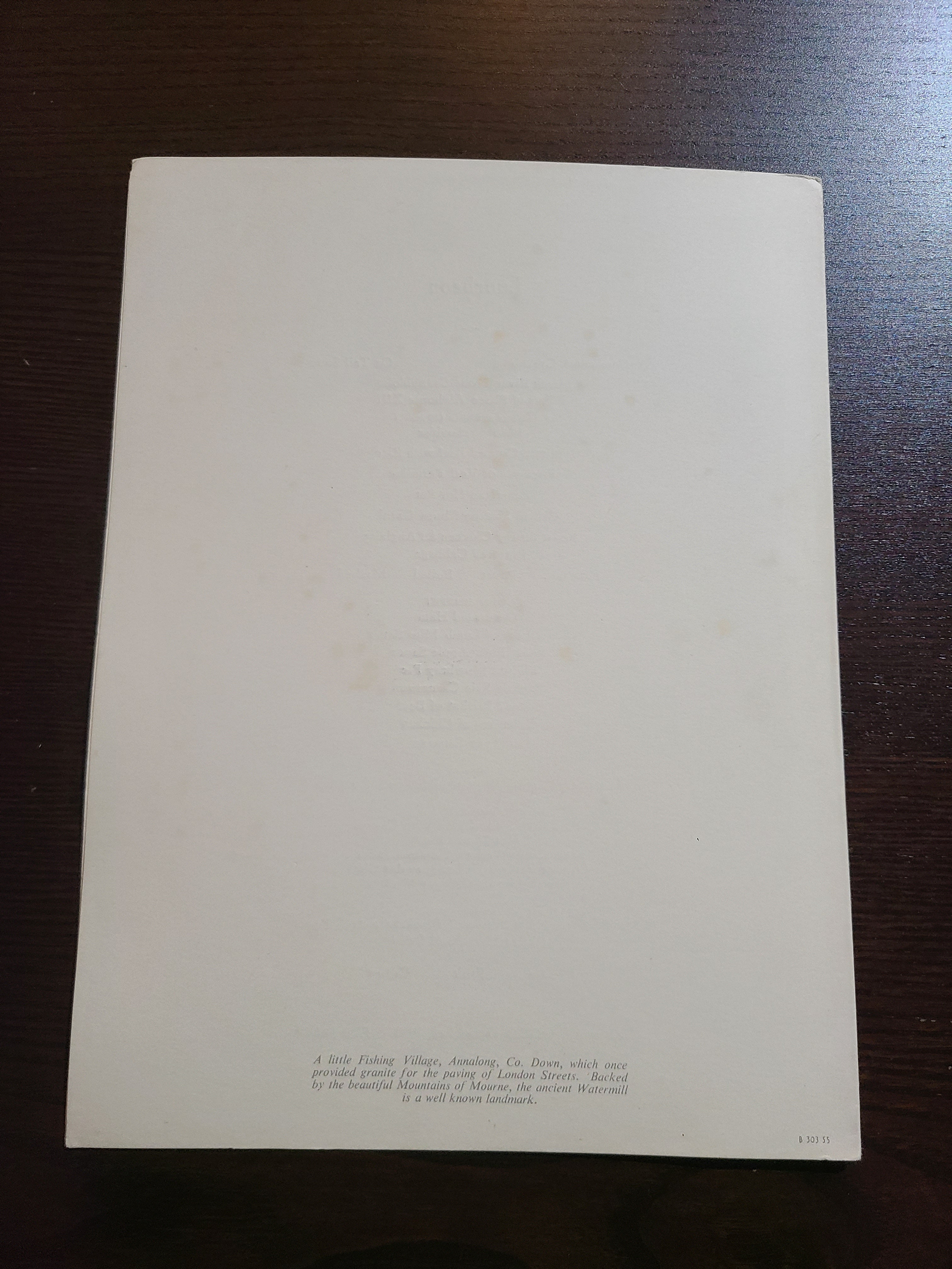 Union Castle Line R.M.S. Carnarvon Castle Christmas Lunch Menu