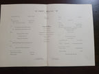 Union Castle Line R.M.S. Athlone Castle Dinner Menu