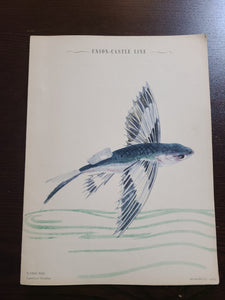 Union Castle Line R.M.S. Bloemfontein Castle Dinner Menu