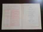 Union Castle Line S.S. Rhodesia Castle Dinner Menu