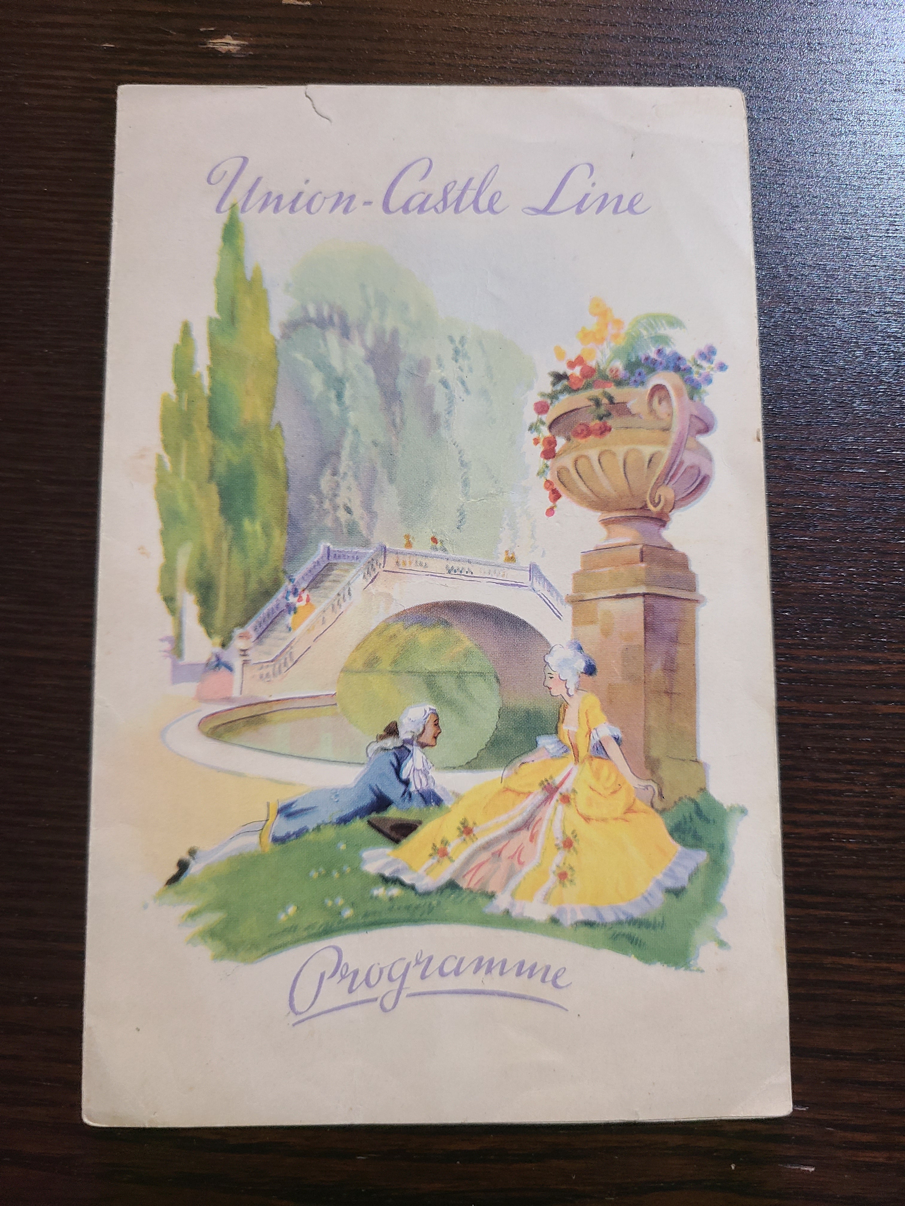 Union Castle Line S.S. Edinburgh Castle Music Programme