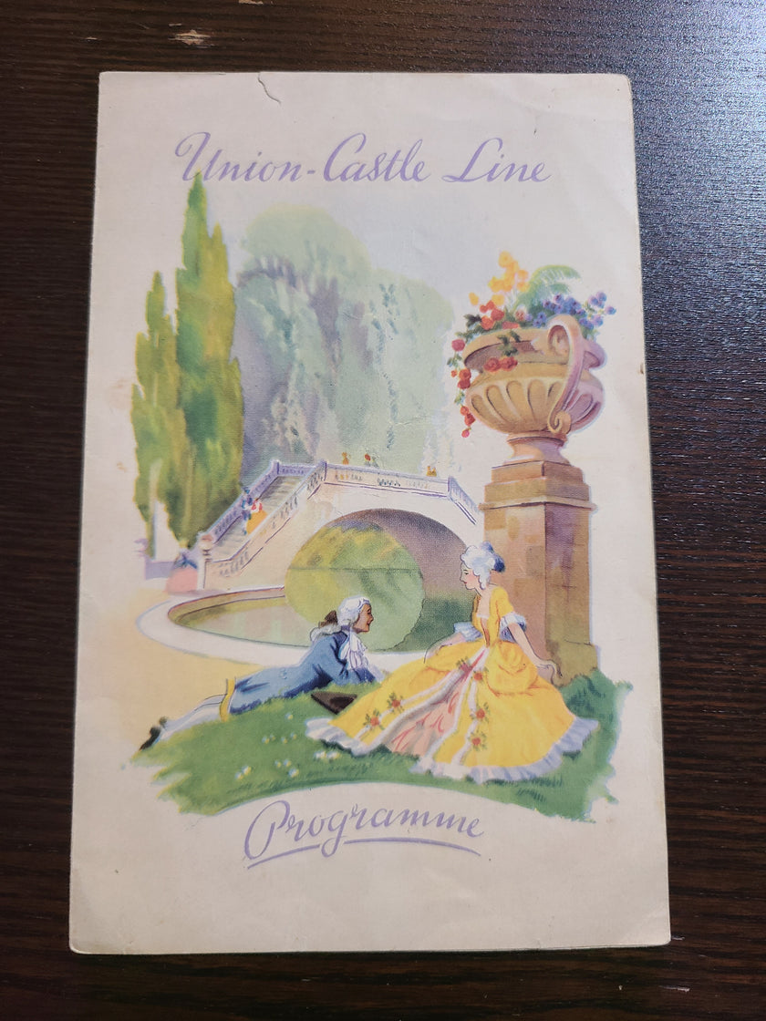 Union Castle Line S.S. Edinburgh Castle Music Programme