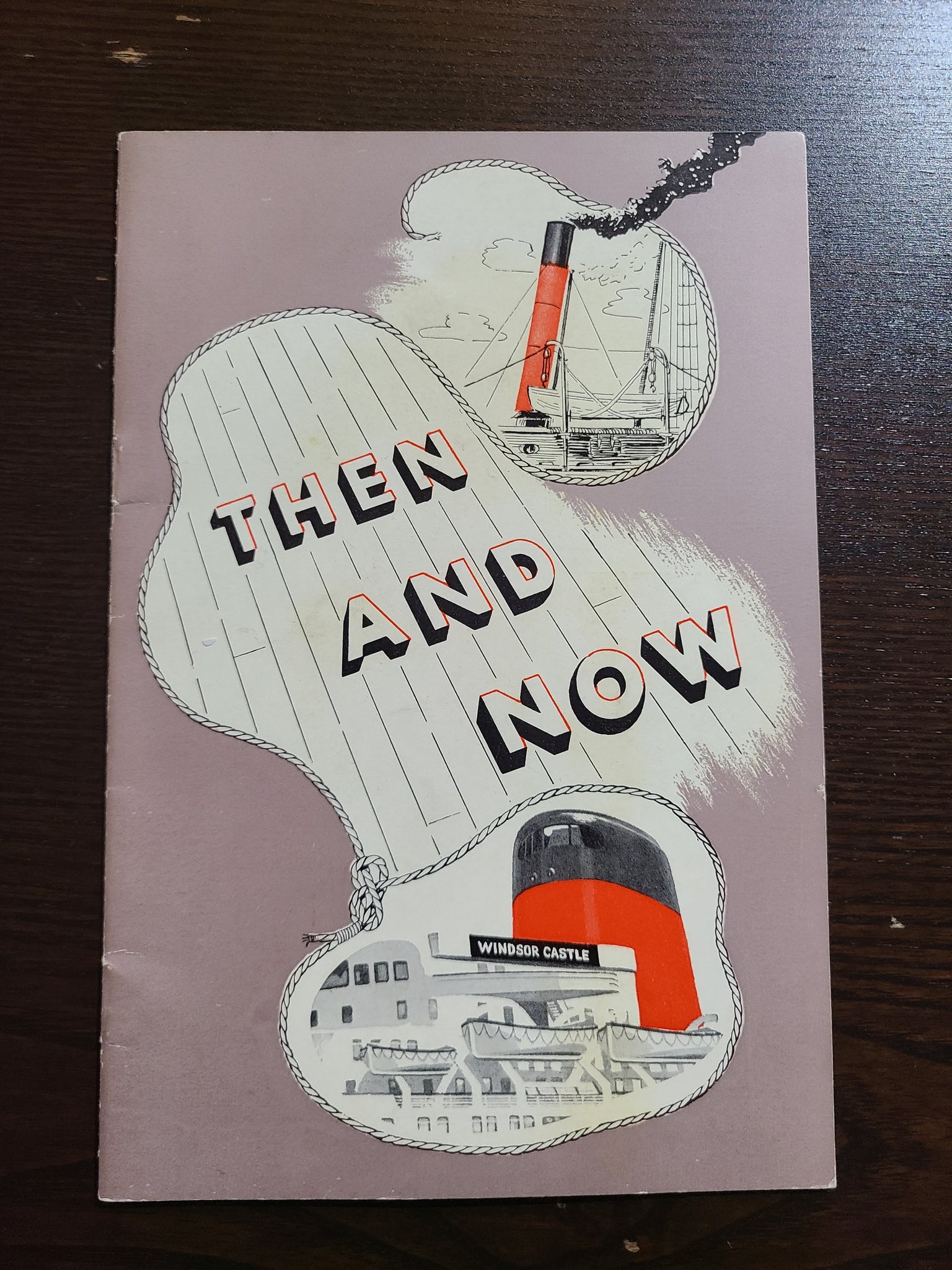 Union Castle Line "Then and Now, A Brief History" Booklet
