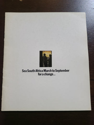 Union Castle Line Sea South Africa Brochure