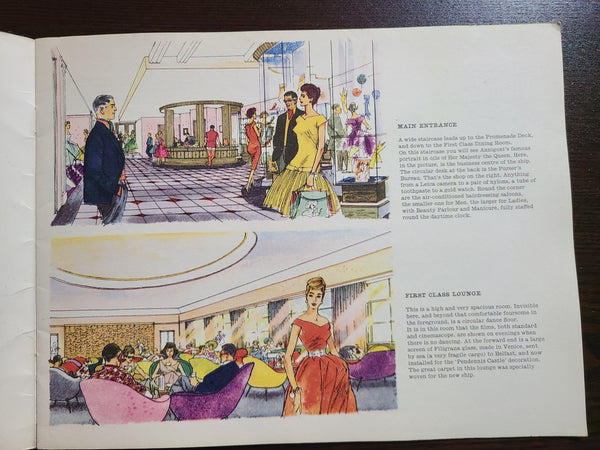 Union Castle Line R.M.S Pendennis Castle Brochure