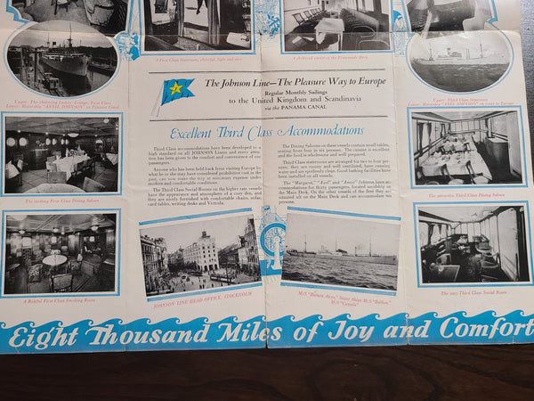 Grace Line via the Johnson Line Brochure