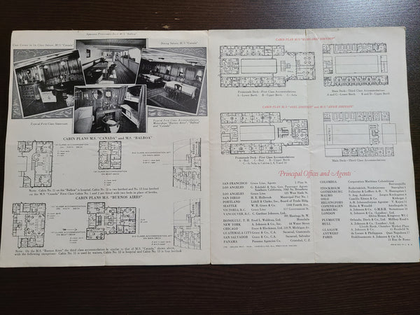 Grace Line via the Johnson Line Brochure