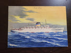Greek Line T.S.S. Neptunia Lunch Menu