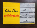 Union Castle Line Cabin Class Deck Plan
