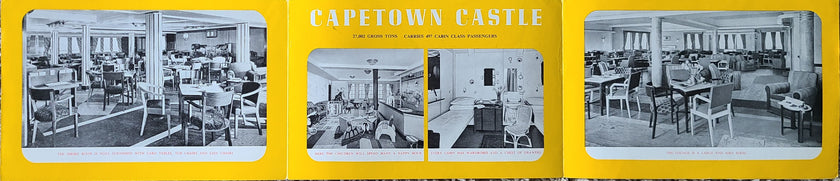 Union Castle Line Cabin Class Deck Plan