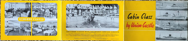 Union Castle Line Cabin Class Deck Plan