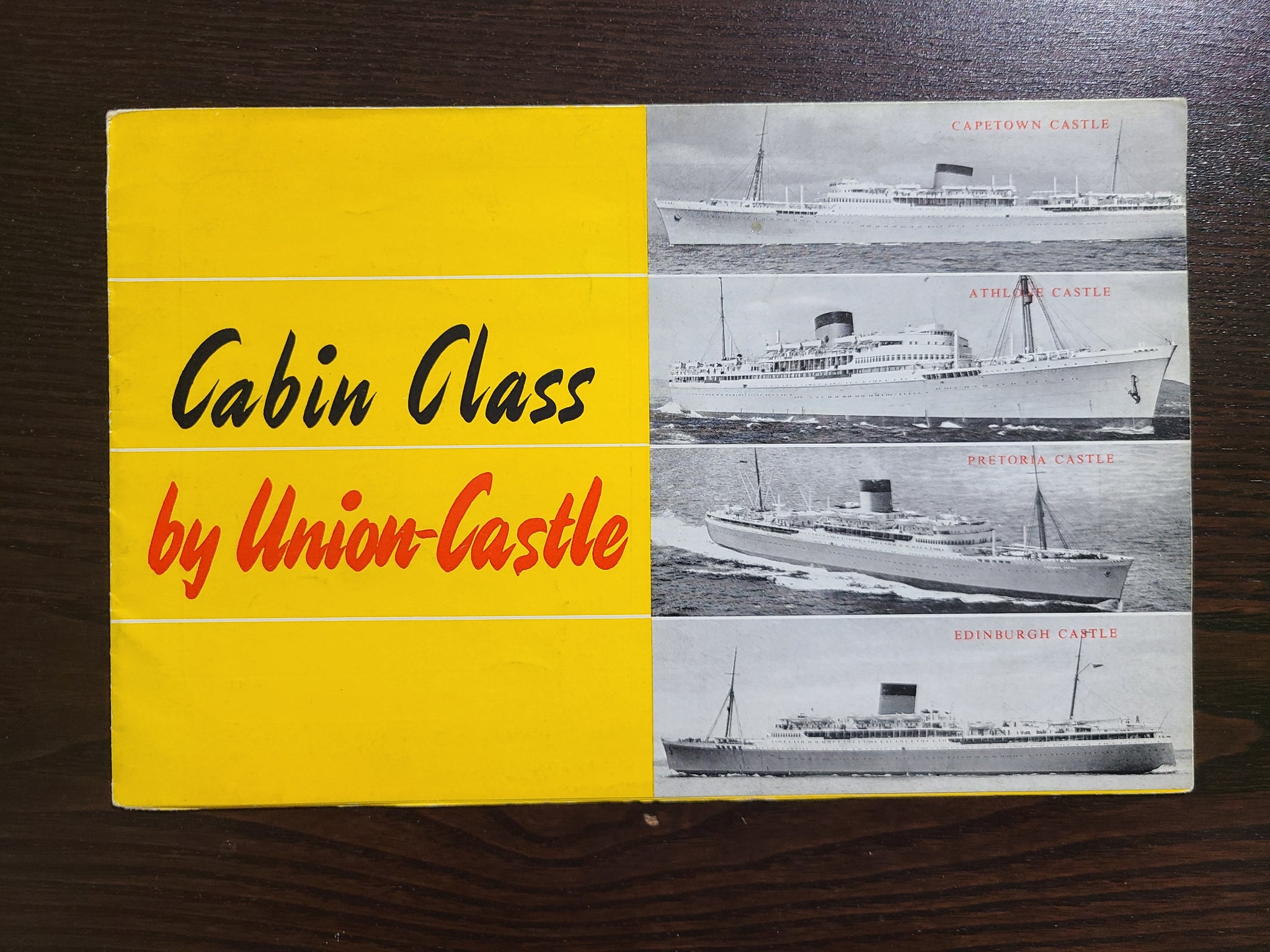 Union Castle Line Cabin Class Deck Plan