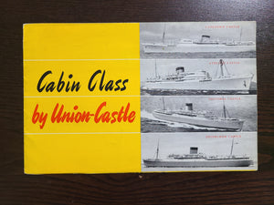 Union Castle Line Cabin Class Deck Plan