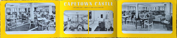 Union Castle Line Cabin Class Deck Plan