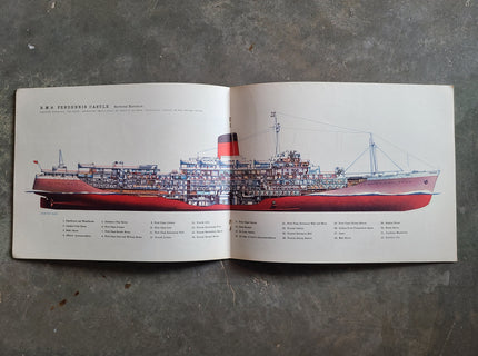 Union Castle Line R.M.S Pendennis Castle Brochure