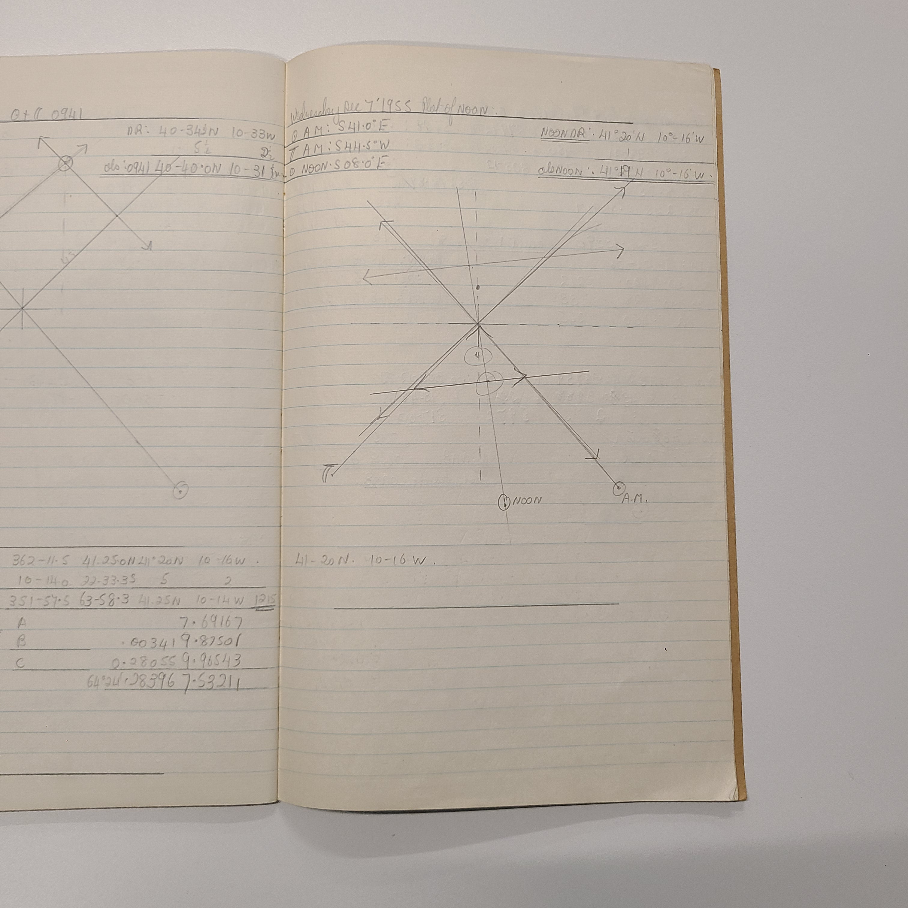 Union Castle Line R.M.M.V Carnavron Castle Light Log Book