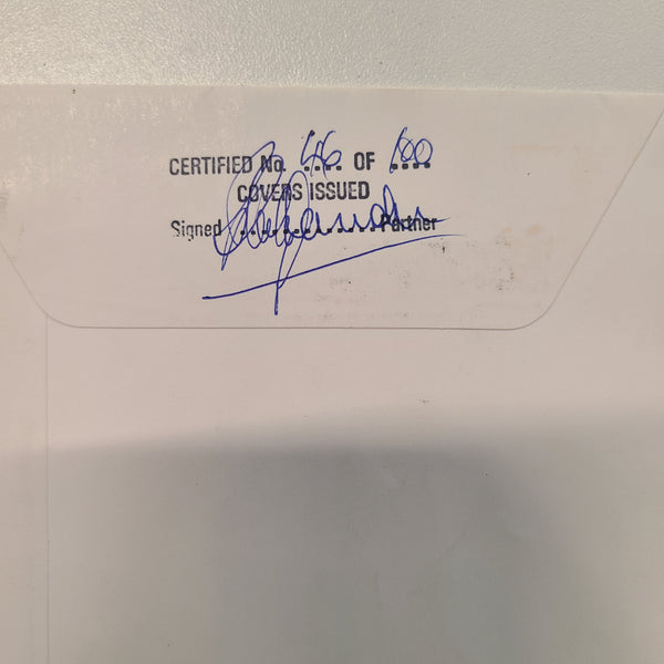 British Titanic Society Postal Cover signed CAPT Smith's Great Great Niece Mrs. Patricia McLernon