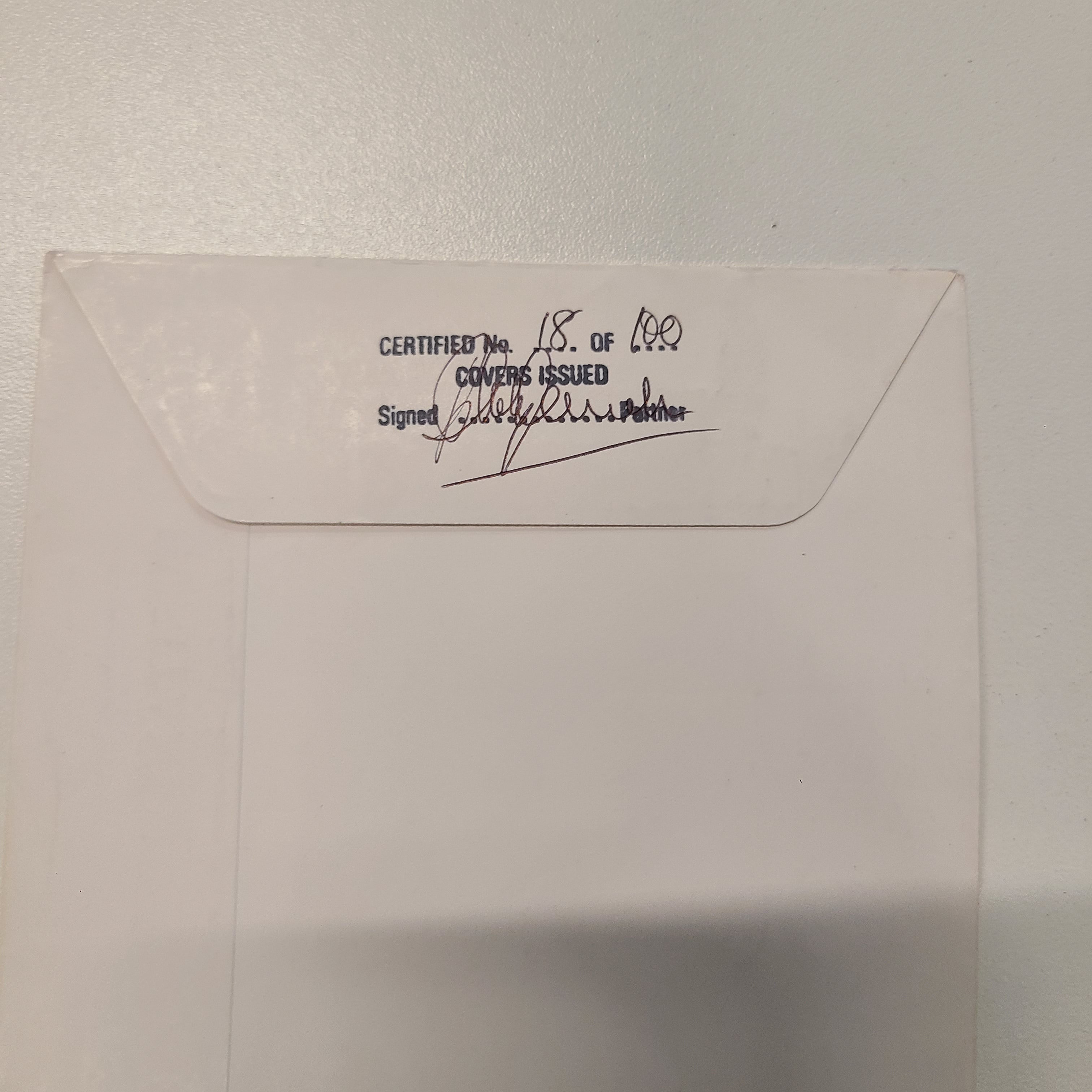 Cunard R.M.S. Lusitania Postal Cover Signed by Survivor Mrs. Alice Drury.