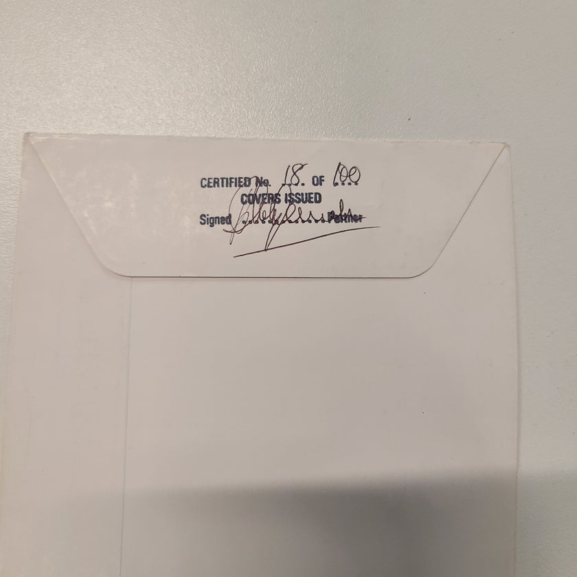 Cunard R.M.S. Lusitania Postal Cover Signed by Survivor Mrs. Alice Drury.