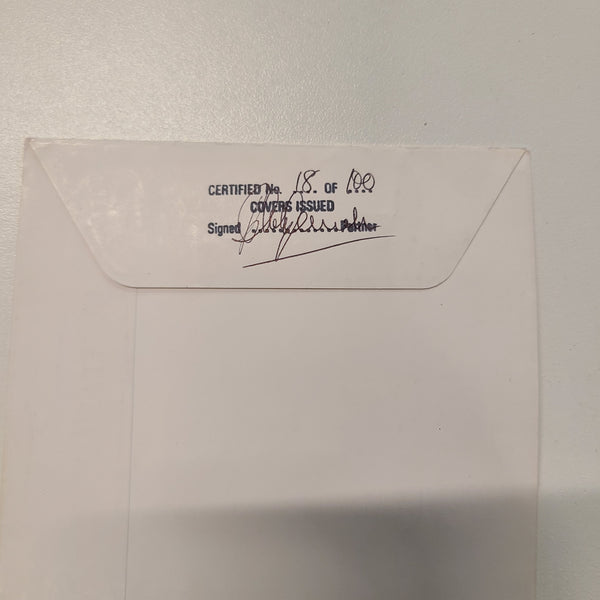 Cunard R.M.S. Lusitania Postal Cover Signed by Survivor Mrs. Alice Drury.