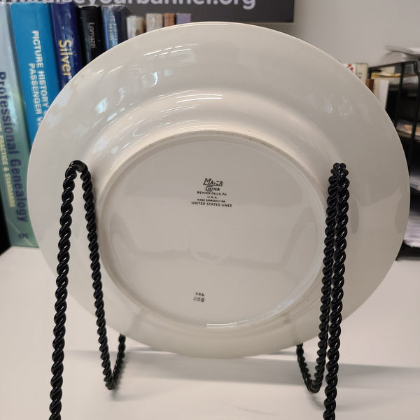 United States Lines Dinner Plate